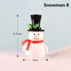 Micro Landscape Fairy Garden Christmas Accessory Santa Claus Figurines Miniature Snowman Xmas Tree