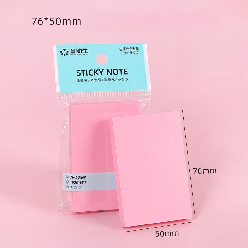 100-Color Sticky Notes - 4-Color Memo Pads, Tearable for Office, Home & School, Perfect for Holidays & Gifting