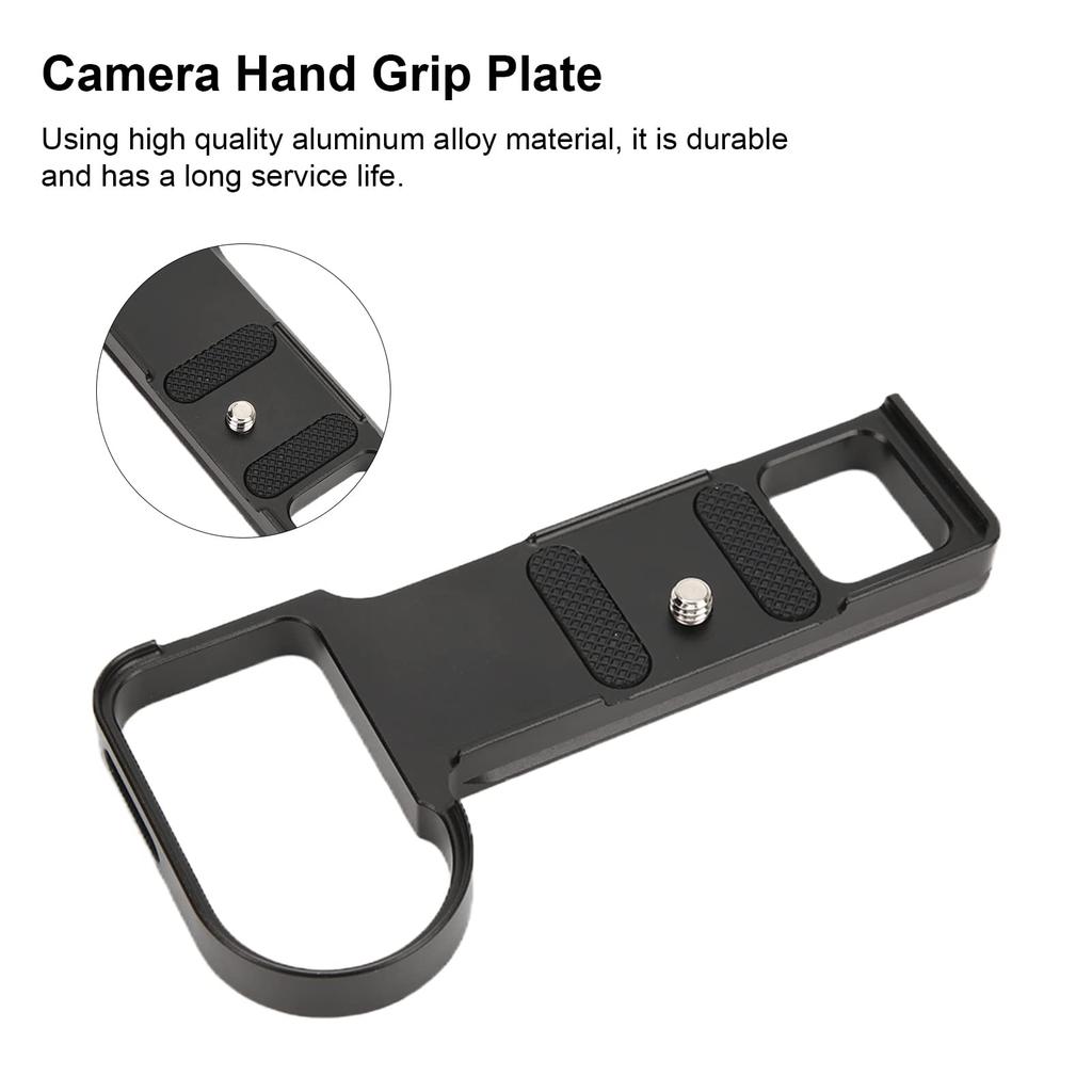 Vbestlife Mirrorless Camera Quick Release Base Plate for Metal Hand Grip Plate with Screw and Hex Wrench Z6/Z7, 1/4"