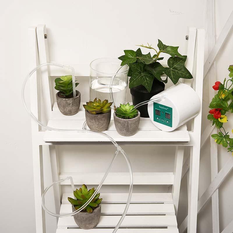 Garden Automatic Watering Device Watering Device Drip Irrigation Tool Water Pump Timer System for Succulents Plant