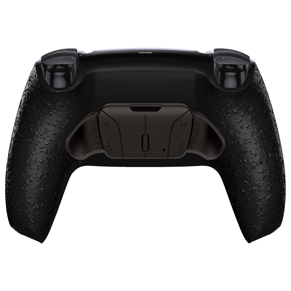 EXtremeRate Metal Version RISE4 V3 Комплект для переназначения кнопок на задней панели для совместимости с платой обновления контроллера PS5 Текстурированная задняя панель 4 кнопки на задней панели для