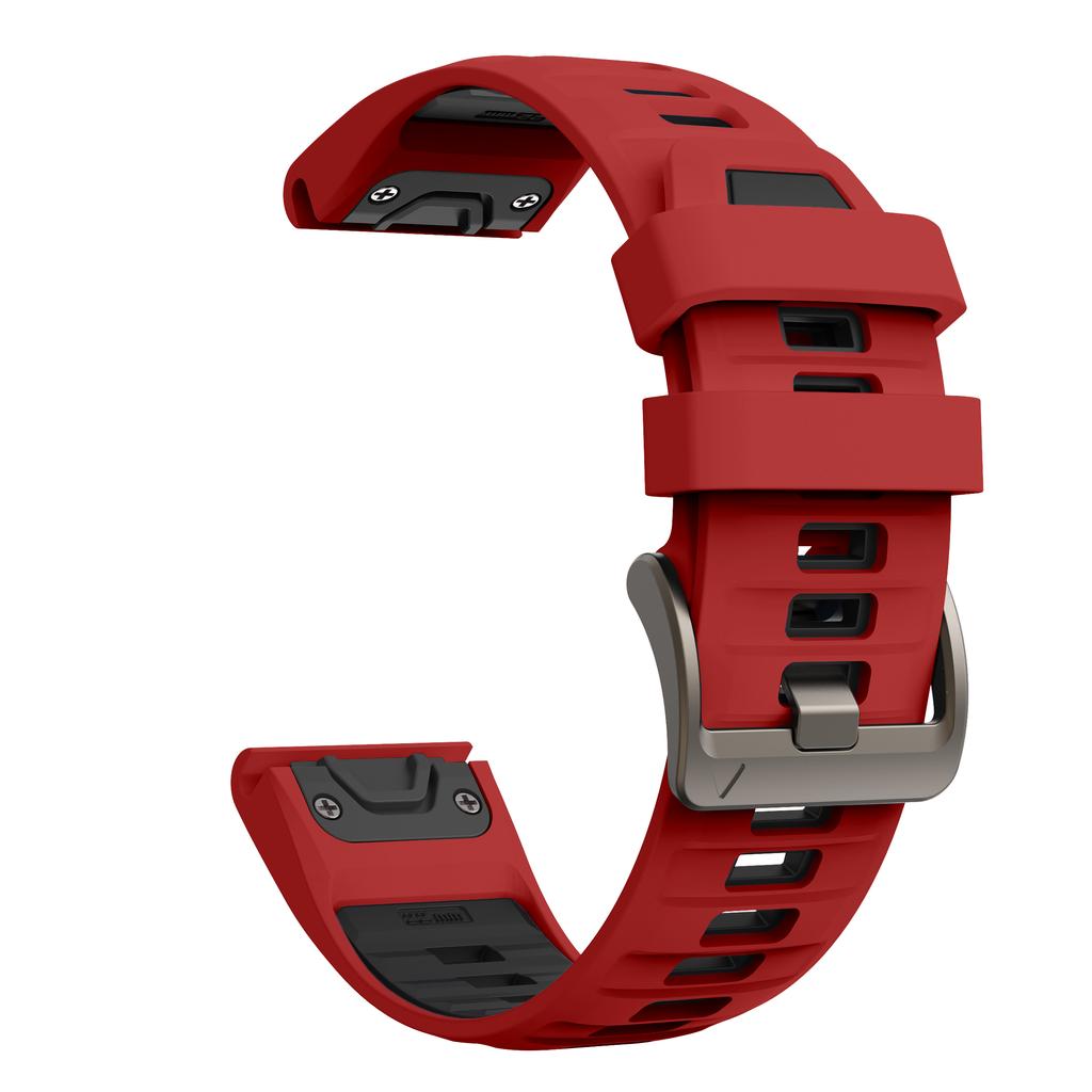 Силиконовый ремешок QuickFit 22 мм 26 мм для Garmin Fenix 8 E 7X 7 Pro Solar/6X/Epix/Forerunner 965/Instinct 2X/Enduro 3 Официальный ремешок