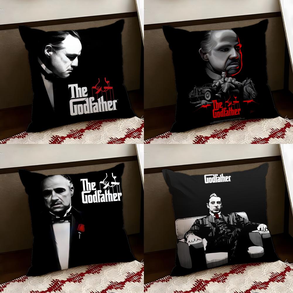 The GGodfather Movie Cushion Cover Reversible Soft Durable Pillow Cover Home Car MultiScene Use for Daily Comfort