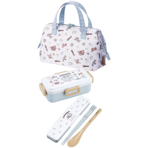 Skater Lunch Bag, Insulated, Clasp Closure, Women's, Sanrio "I'm Doraemon" Sky Walk, KGA1-A