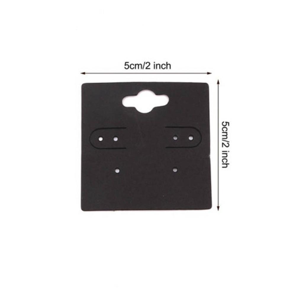 50 шт./компл., ожерелье, ювелирные изделия, бумажные серьги-карты 5x5 см, серьги-дисплеи, карты-гвоздики для ушей, карты