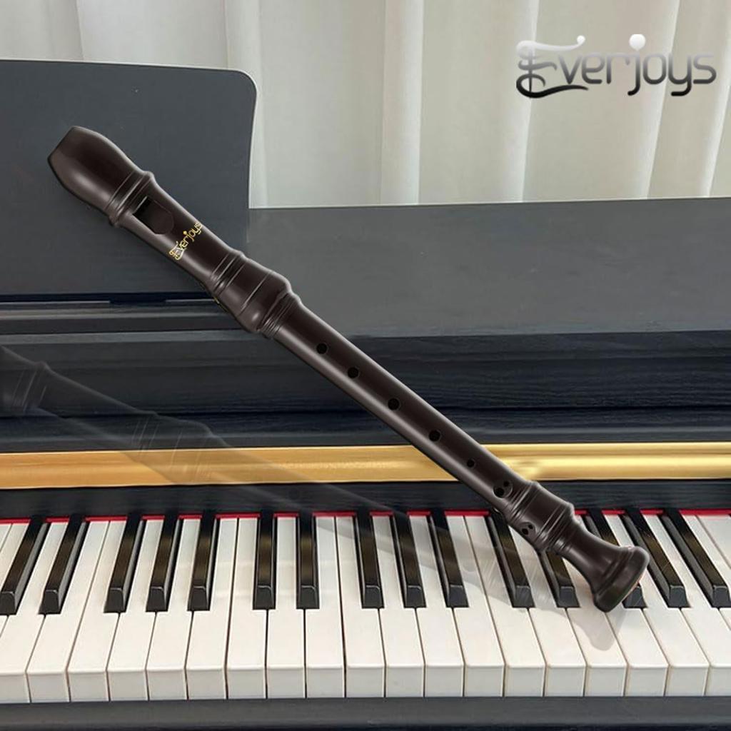 Сопрановая блок-флейта из ABS немецкая C разборный набор поставляется с чисткой аппликатура кожаное хранение легко для начинающих смола, стиль, тональность, 8-отверстий