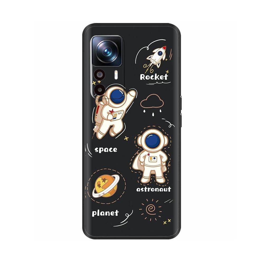 Матовая силиконовая прочная задняя крышка для Xiaomi Mi 12T Pro, мультяшный защитный чехол для телефона Xiaomi Mi12 12T Pro 12s Fundas