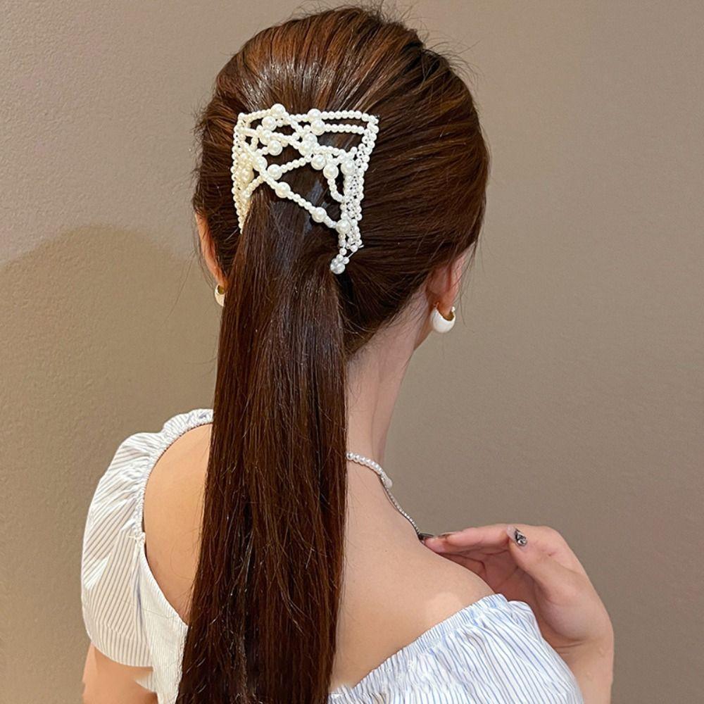 Plastic Double Side Bun Butterfly Fancy Clip Combs New Hair Accessories  Women