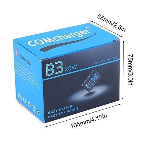 Chargeur Lipo - YUNIQUE FRANCE - B3 20W - 1600mA - Compatible 2S 3S - Prise EU