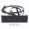 USB Front Panel Hub GEN2x2 USB A TYPE C 3 Ports 5.25 Inch 19 Pin 20Gbps Optical Drive Extension