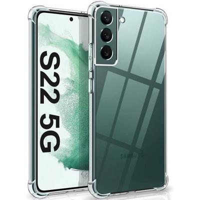Защитный чехол - BOOLING - для Samsung Galaxy S22 - Силиконовый - Тонкий - Ударопрочный - Прозрачный