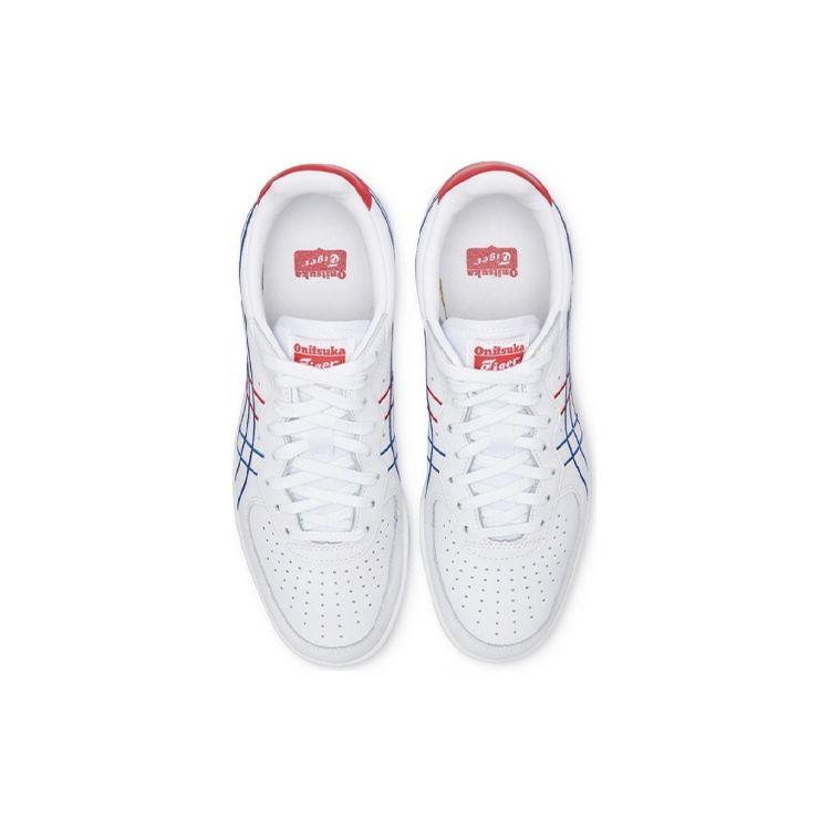 ONITSUKA TIGER Gsm Sd Удобные Повседневные Нескользящие Прочные Низкие Кеды Унисекс Белый Синий Красный 1183A653-101