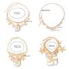 Bohemian Shell Starfish Waist Chain Imitation Pearl Bikini Body Chain  Dress Accessories