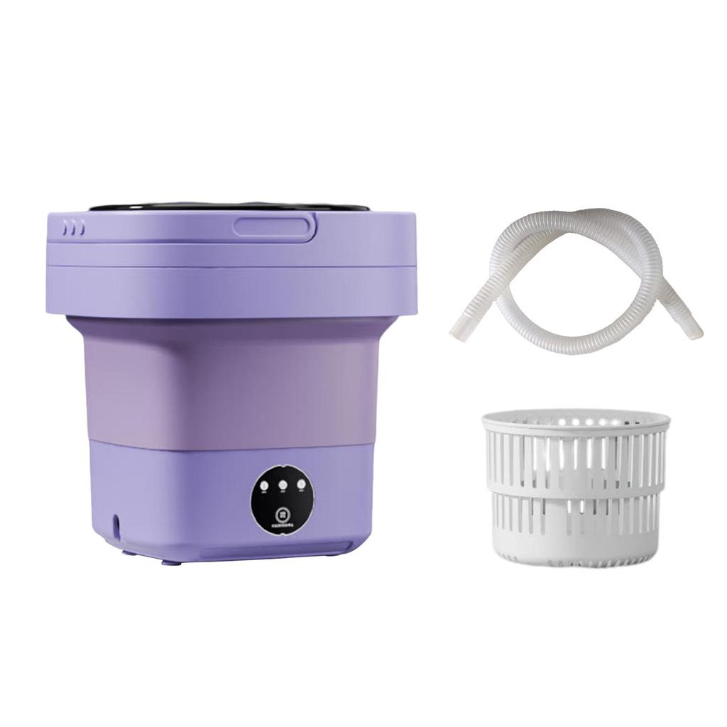 Стиральная машина для нижнего белья 6,5 л, портативная складная стиральная машина для мини-бюстгальтера, детская одежда, мелкие предметы, стиральная машина для общежитий, кемпинга и путешествий