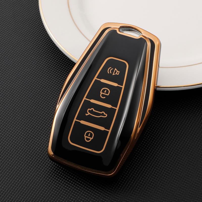 TPU Car Key Cover Case for Geely Emgrand Global Kulrey Hawk GX7 Okavango NL3 SUV GT GC9 Coolray X6 X7 EX7 Geometry C