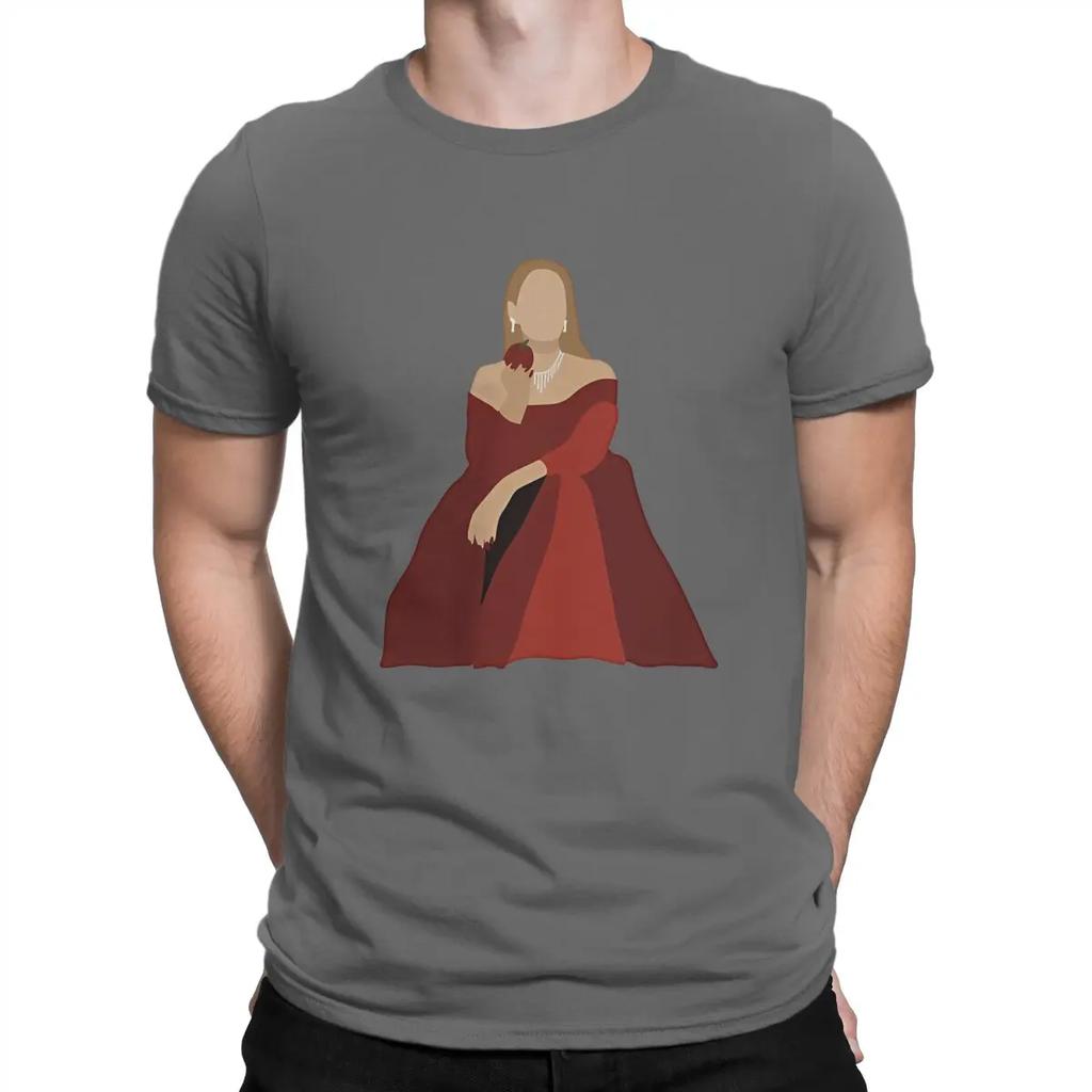 Men T-Shirts Oh My God Humor 100% Cotton Tees Short Sleeve A-Adele Singer T Shirt O Neck Clothes Gift Idea