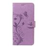 For Samsung Galaxy M35 5G PU Leather Cases Flower Pattern Wallet Stand Phone Cover with Strap