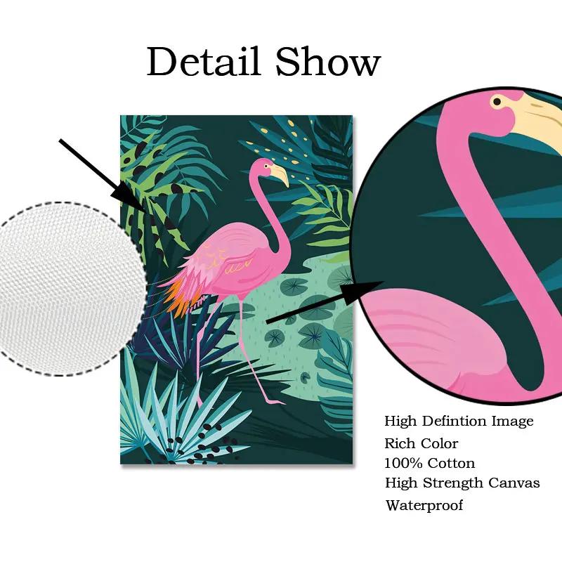 Картина на холсте с животными, коала, джунгли, постеры и принты, скандинавские листья монстеры, настенные художественные фотографии для гостиной, украшения дома