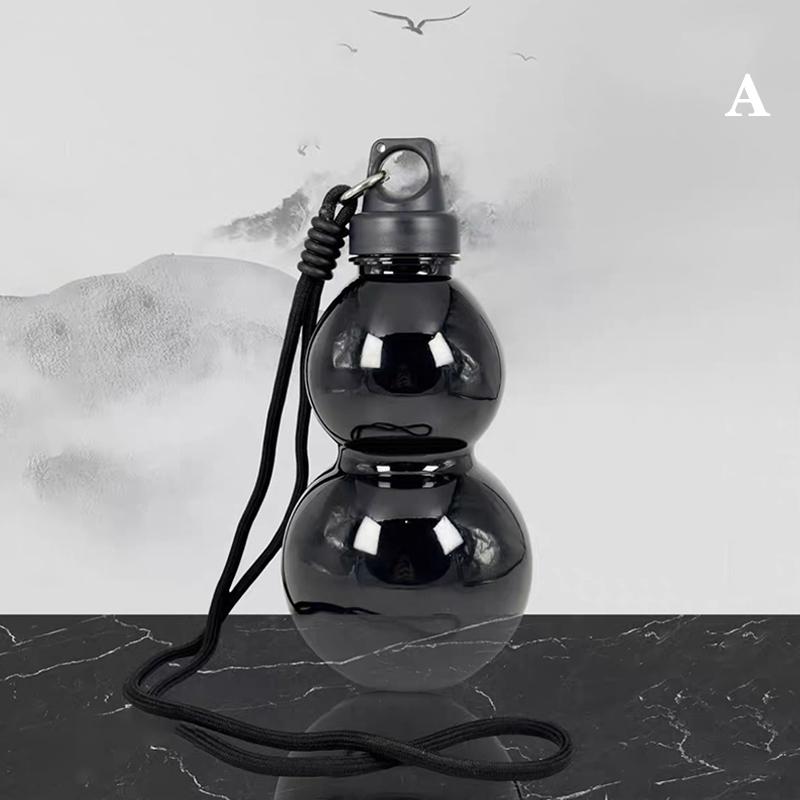 Бутылка для воды из тыквы 750 мл, большая емкость, чайник для воды из тыквы, китайский ретро-стиль, герметичный кувшин для воды для спорта на открытом воздухе