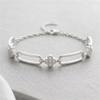 925 Silver Bella Lamas Cubic Silver Bracelet