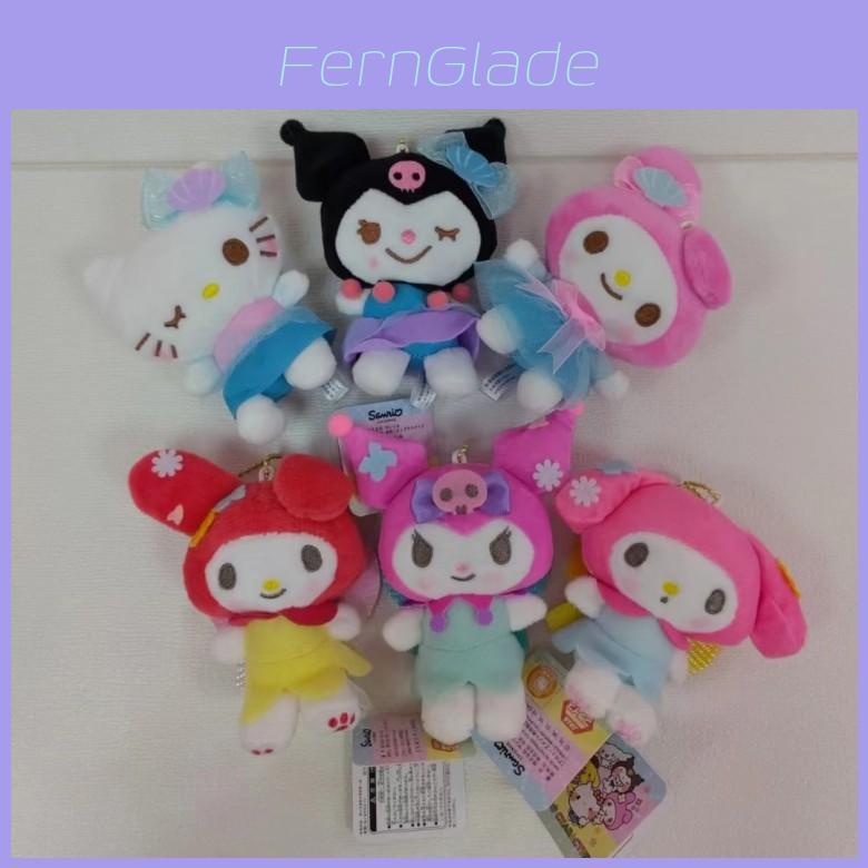 Плюшевые игрушки Sanrio My Melody и Kuromi с наполнителем из полипропиленового хлопка для коллекционеров и детей