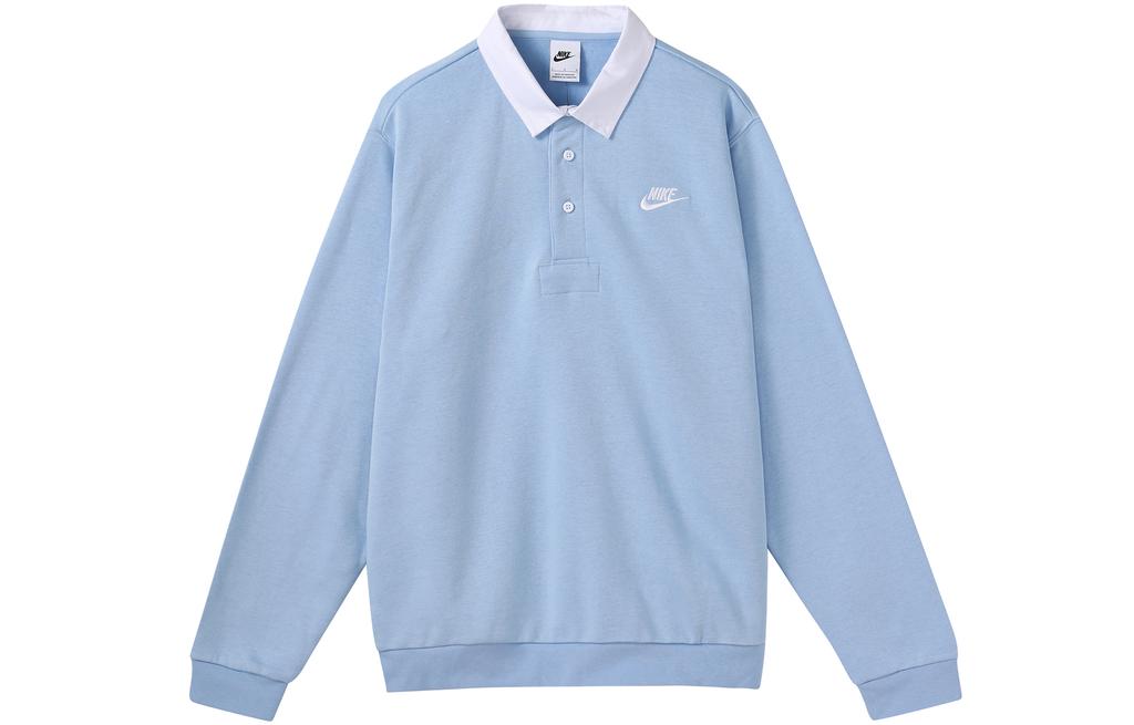 Nike Худи Club Fleece Рубашка-поло Синий DX0538-479