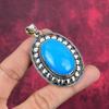 Sleeping Turquoise 925 Solid Sterling Silver Pendant, Handmade Gemstone Pendant Jewelry, Gifts For Wife Brand New Pendant