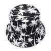 Двусторонняя шляпа рыбака из кокосовой пальмы Hawaii, мужская и женская повседневная шляпа с принтом для летних путешествий и защиты от солнца