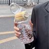 Пластиковый стакан для двух напитков с мультяшным рисунком для офиса и дома
