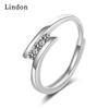 Классическое кольцо Lindon из медного сплава с цирконием, женские ювелирные изделия, свадебный подарок для вечеринки
