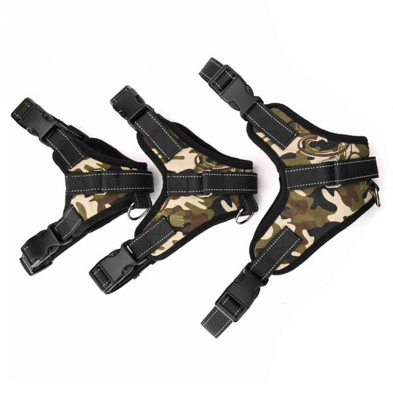 Pets Collar Leads Soft Adjustable Harness Pet Large Dog Walk Out Harness Vest Collar Hand Strap