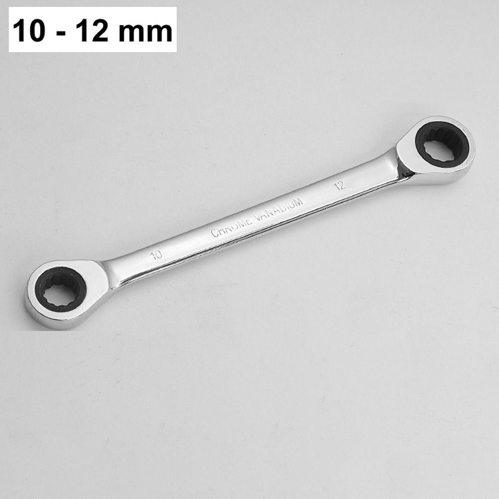 Портативный набор гаечных ключей с двойной головкой, инструменты для ремонта автомобиля, универсальный кольцевой ключ с трещоткой для автомобиля