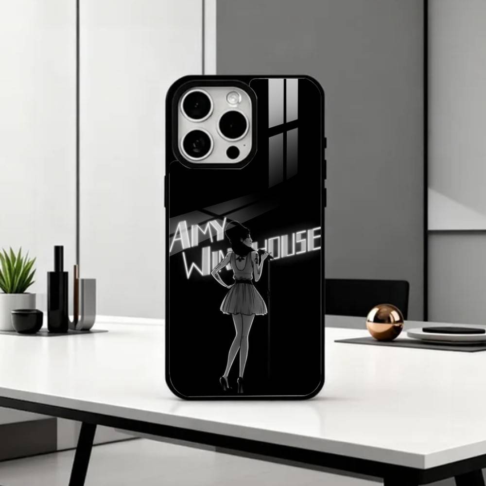 Эми Уайнхаус Чехол для телефона для iPhone17,16,15,14,13,12,11 Plus,Pro Max Магнитный Для Magsafe Беспроводная зарядка