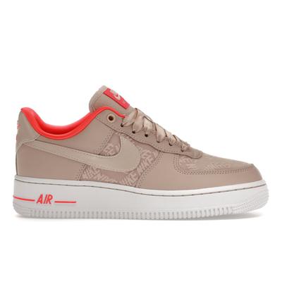 Air Force 1 07 Fossil Stone Laser Crimson Женские кроссовки Розовый Белый DQ7782-200