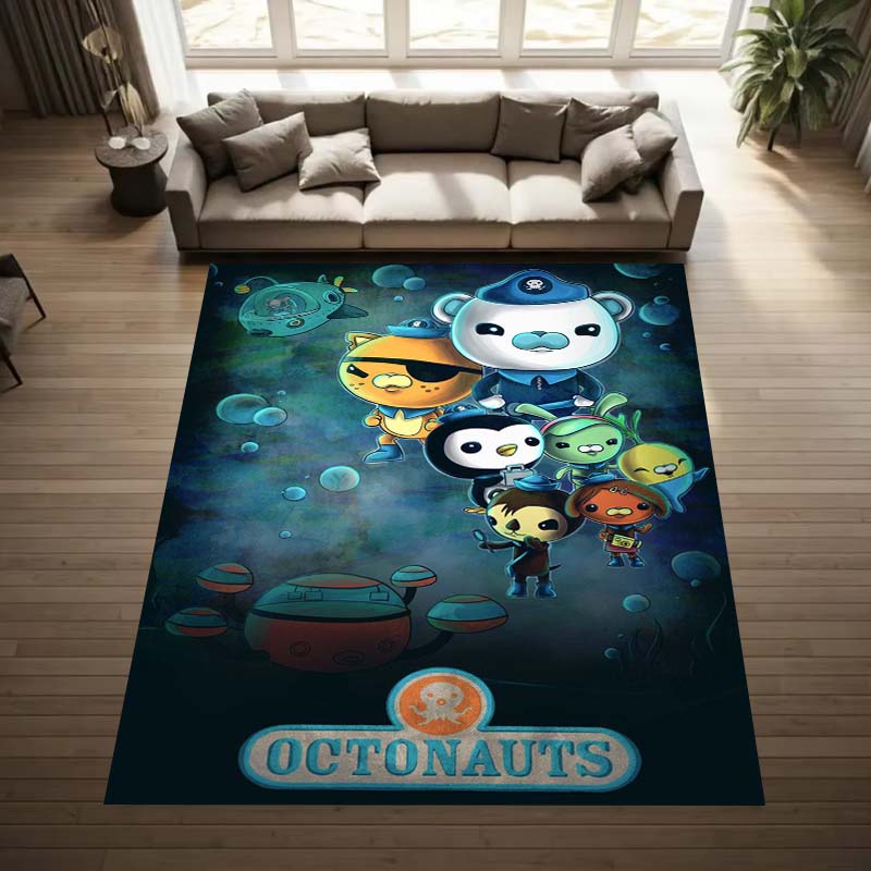 Octonauts game room non-slip mats are also suitable for men's bedrooms, living rooms, sofas, and other places, and are washable,