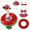 Porch Goose Decoration Clothes Set Waterproof Raincoat Bikini Ghost Outfit for 23 Inch Lawn Garden Statue Costume