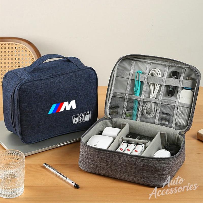 Car Storage Bag Separate Storage Multi-function Travel Bag For BMW M Performance M3 M5 M6 Power E70 F11 F25 E30 F31 E83 sticker