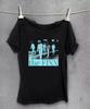 Футболка унисекс The Fixx Band Tour Черная Хлопковая Размер S-5XL