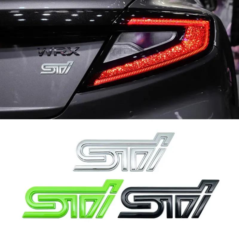 3D Metal Car Emblem Stickers for Subaru STI Logo XV WRC WRX BRZ FORESTER IMPREZA LEGACY OUTBACK Auto Body Side Rear Trunk Badge nn1