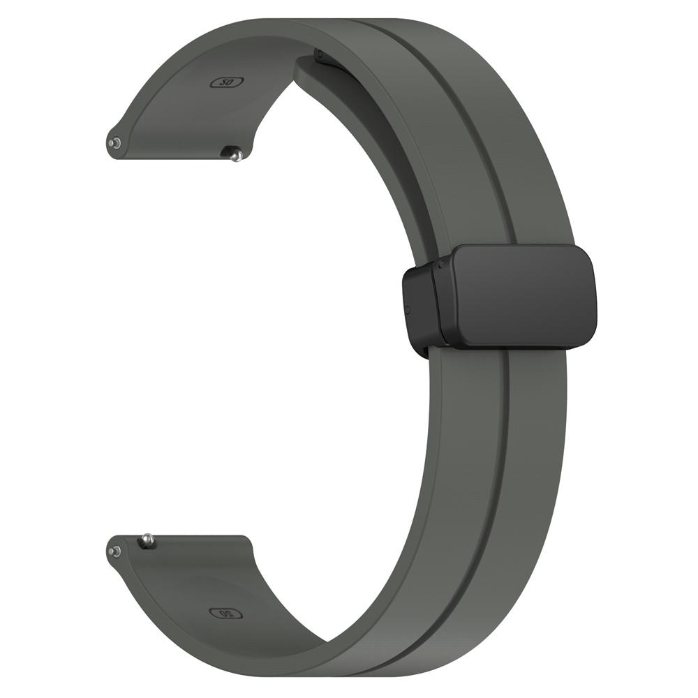 20 мм 22 мм ремешки для часов для Amazfit GTS 4/3/2/2e/GTS2 Mini/GTR 4/Pro/helio Магнитная петля силиконовый браслет Amazfit bip 3 5 6 ремешок