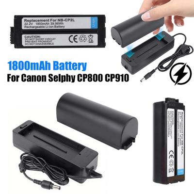 Зарядное устройство для аккумулятора NB-CP2L для принтеров Canon CP910 CP1200 CP1300 Портативный аккумулятор 1800 мАч Замена блока питания