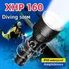 Professional Diving Flashlight High Lumen High Power Underwater Dive Light IPX8 Rechargeable Diving Lamp Amphibious Hand Light