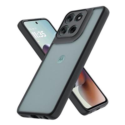 Противоударный матовый чехол для телефона для Motorola Moto G86 Power G96 G56 G85 G55 G35 Edge 60 50 Neo Жесткая задняя крышка Мягкий прозрачный чехол