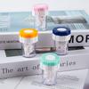1Pcs Contact Lens Cleaner Case Box Manual Rotation Type Storage Holder Cleaning Tool