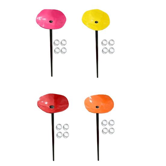 Bee Watering Station Weather-proof Outdoor Garden Yard Hummingbird Water Feeder Cup Metal Butterfly Bath Bowl Decoration