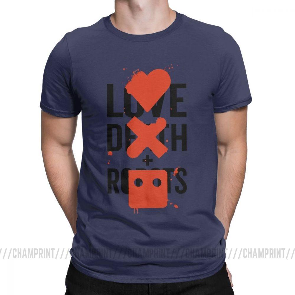 Крутая футболка Love Death And Robots Футболка Большого Фаната Хэви-метал Научная фантастика