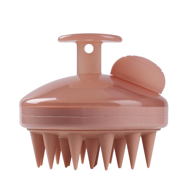 Leak-Proof Silicone Shampoo Brush with Built-in Dispenser and Massage Comb