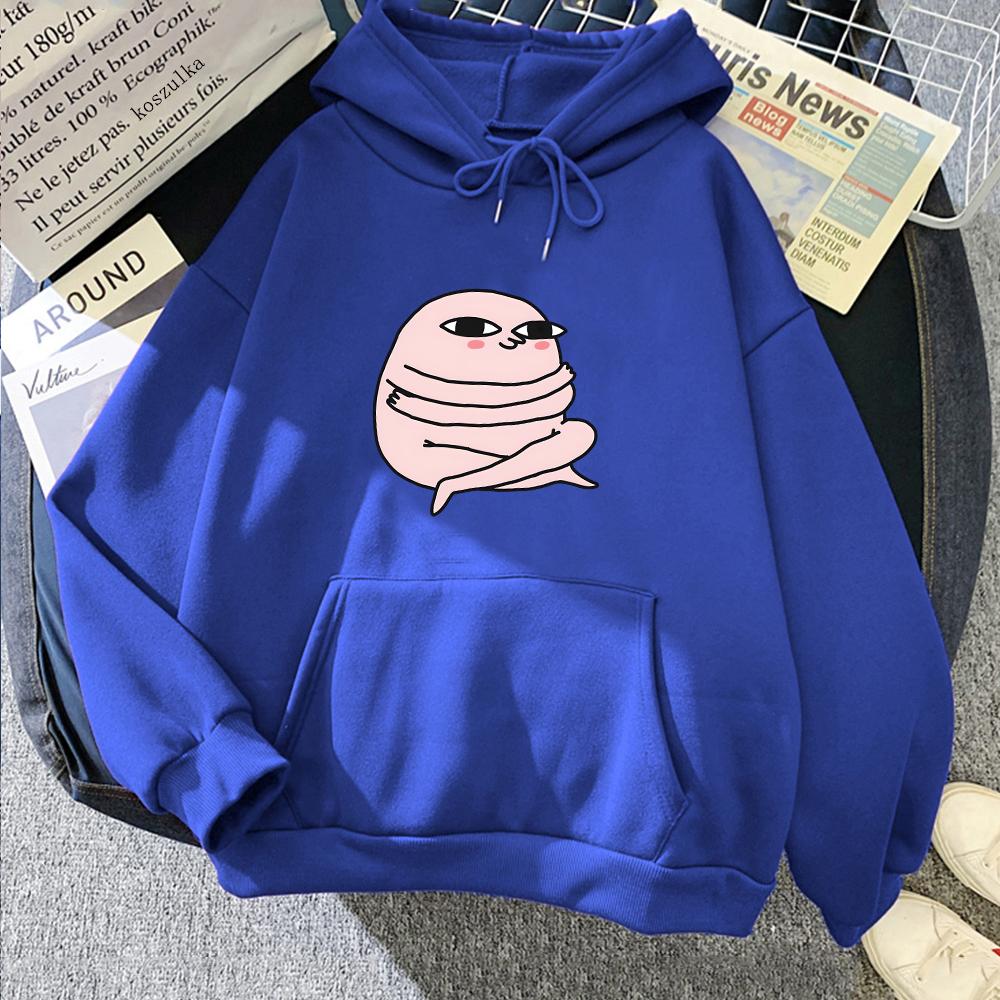 Розовые худи Ketnipz Kawaii одежда Мультяшный комикс Корейская мода Толстовки Графическое худи Молетом Зимние топы
