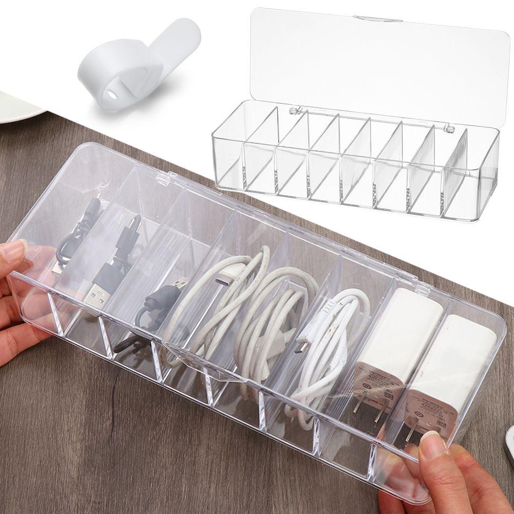 Power Dustproof Cover Data Storage Box Desktop Cable