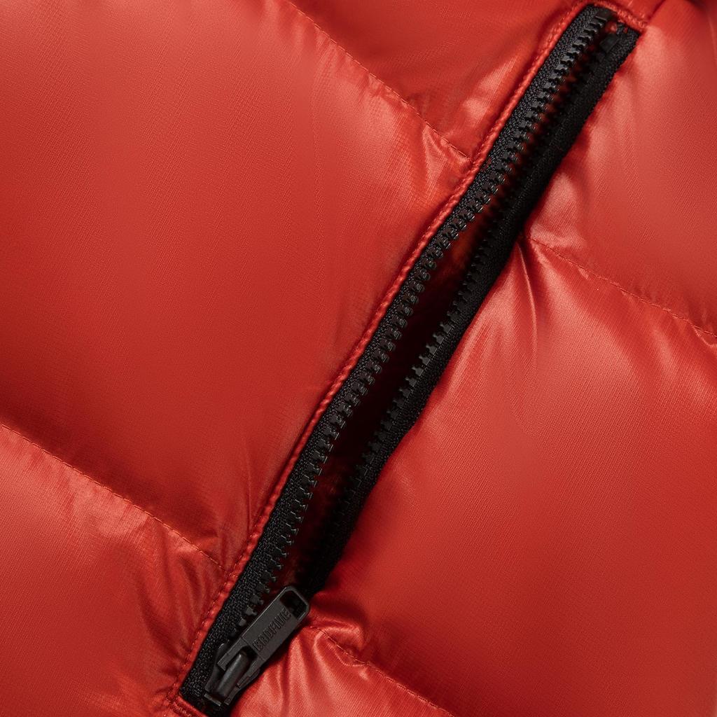 Li-Ning Пуховик с капюшоном на молнии серии Anti-Five с принтом букв, мужская верхняя одежда AYMV501-4